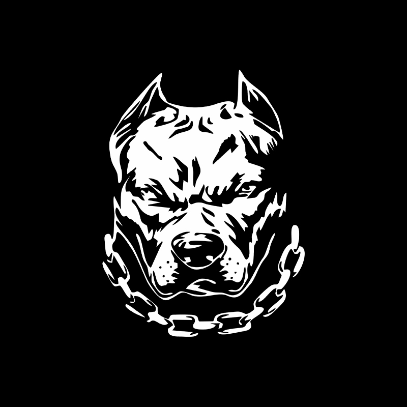 Motorcycle Gear Dogs - หัวสุนัขแสนสนุกตัวต่อกระจกรถจักรยานยนต์กันชนกันน้ำสติกเกอร์รูปลอกรถ
