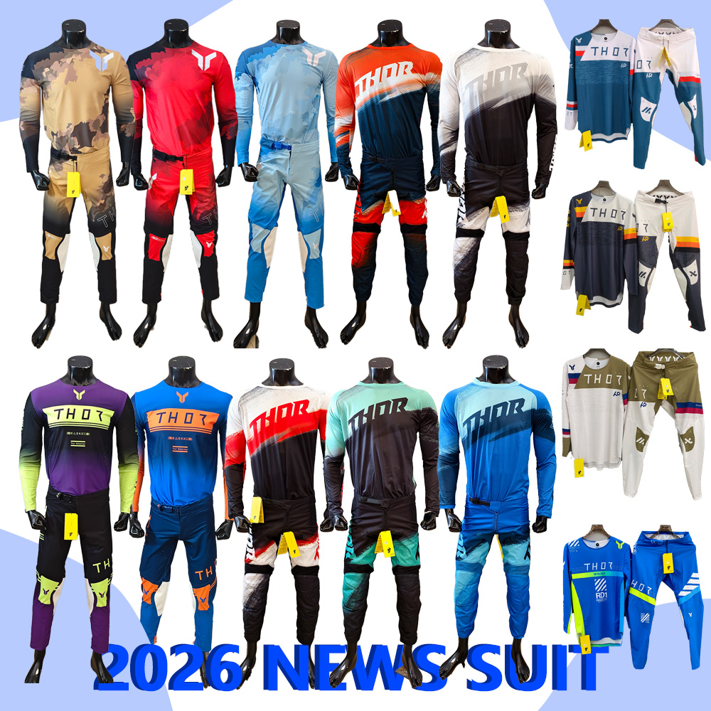 Gear Set Motorcycle - ชุดอุปกรณ์มอเตอร์ครอสวิบากปี 2026 ชุดคอมโบสำหรับรถวิบาก เสื้อเจอร์ซีย์และกางเกงมอเตอร์ไซค์ MX ชุดอุปกรณ์มอเตอร์ไซค์วิบาก