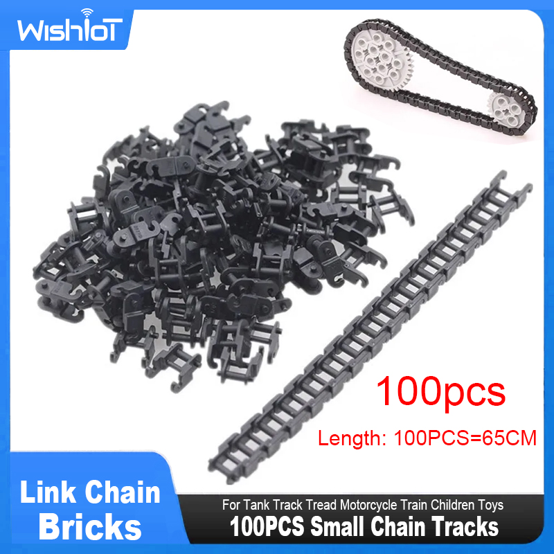 Motorcycle Gear Brands - 100PCSการวิเคราะห์ชิ้นส่วนLink Chainอิฐ3711 14696สําหรับMOC Building Blocksเกียร์ถังTrack Treadรถจักรยานยนต์รถไฟของเล่นเด็ก