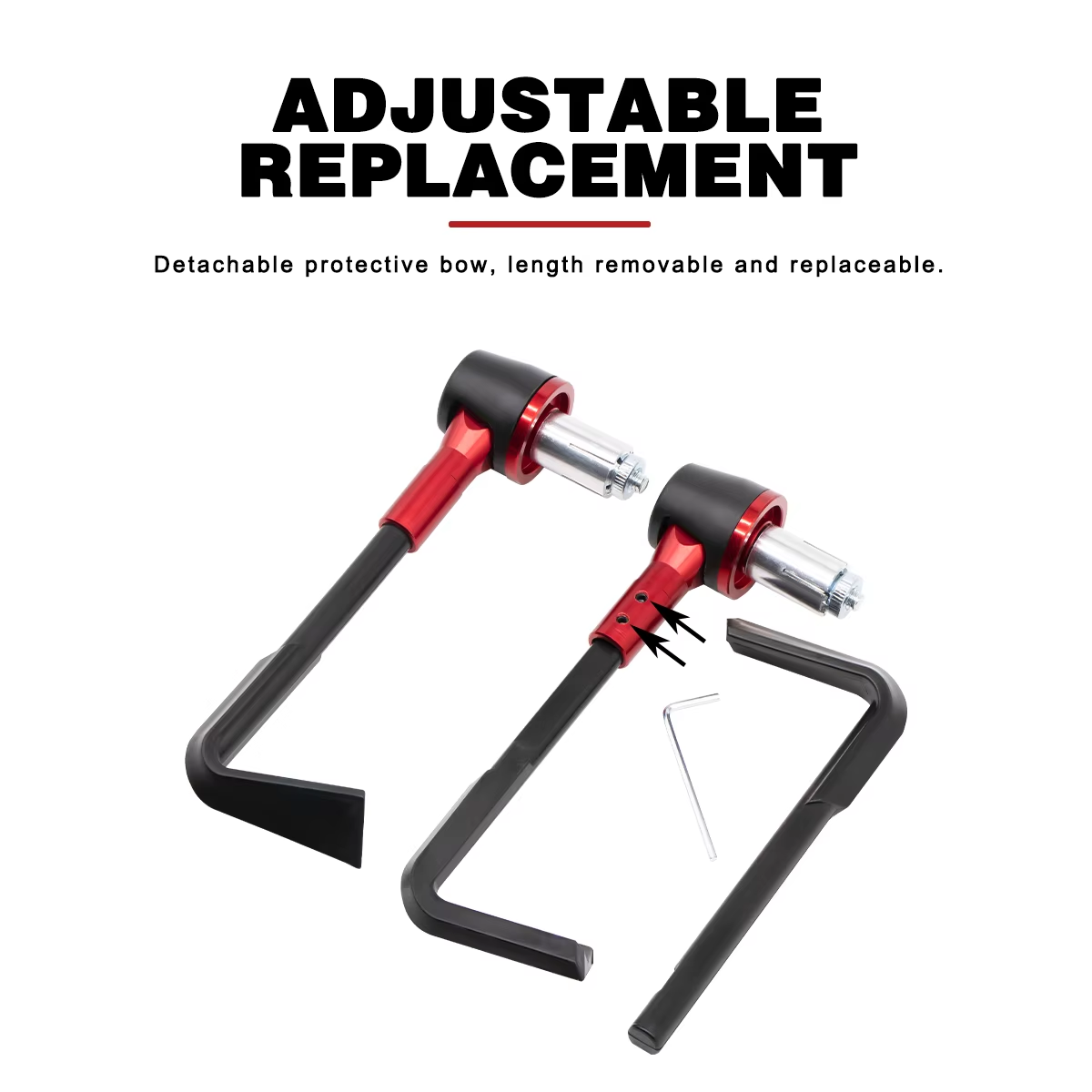 Motorcycle Gear Icon - 22mm Universal Adjustable รถจักรยานยนต์ Hand Guard