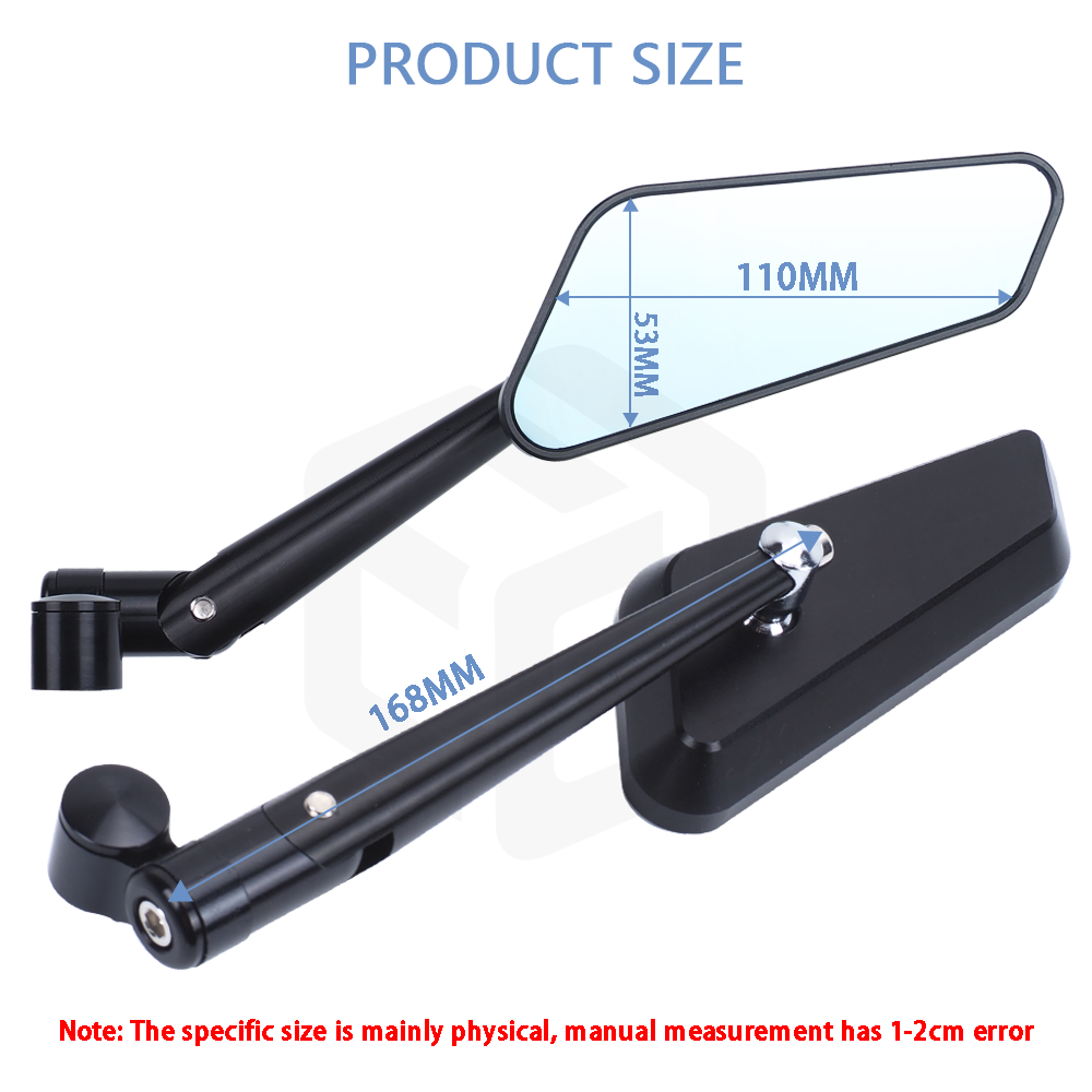 กระจกมองหลังมอเตอร์ไซค์แบบติดป - Mirror Extender Bar บทวิจารณ์และราคา
