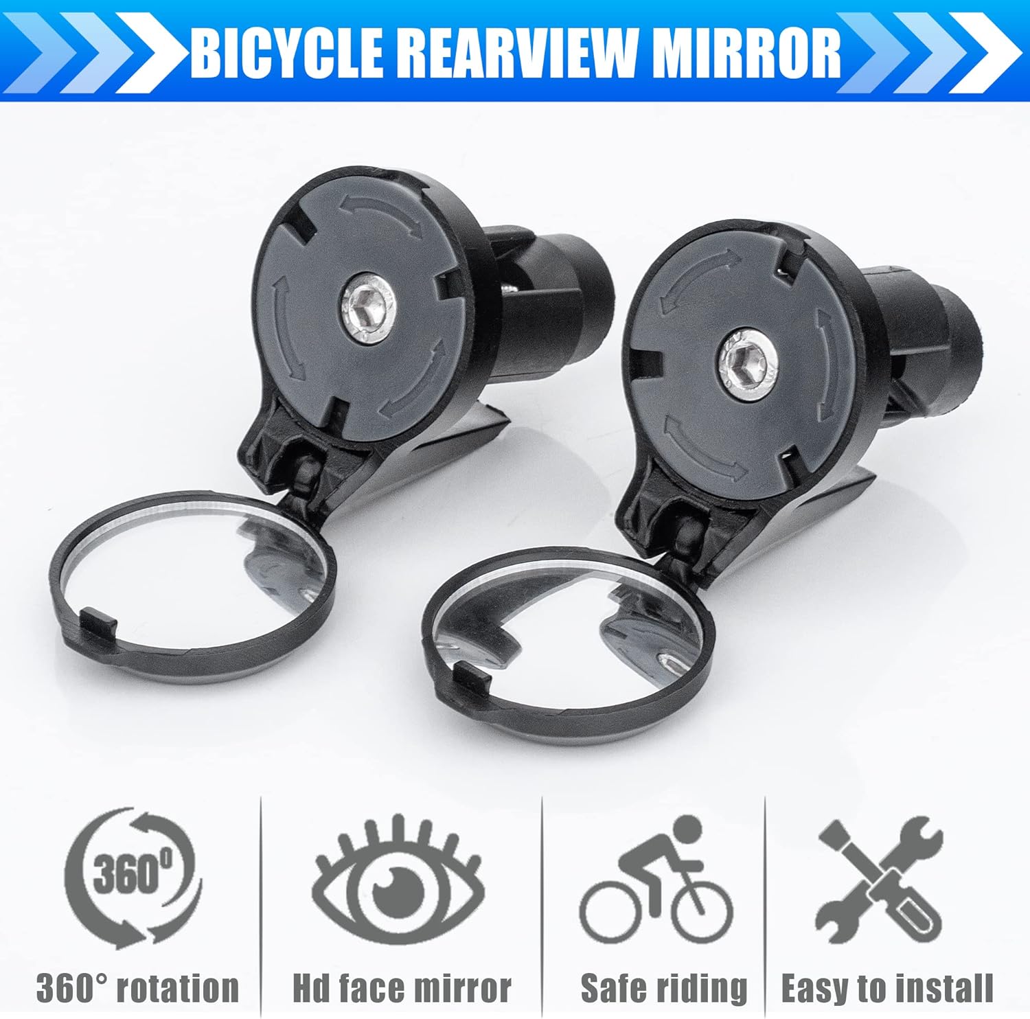 กระจกมองหลังจักรยาน 1/2 ชิ้น แ - Mirror Extender Bar บทวิจารณ์และราคา