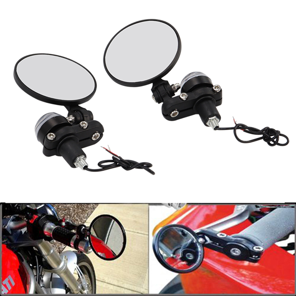 2PCSกระจกรถจักรยานยนต์Handleba - Mirror Extender Bar บทวิจารณ์และราคา