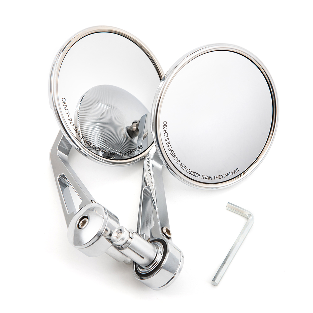 Evomosa รถจักรยานยนต์ Chrome น - Mirror Extender Bar บทวิจารณ์และราคา