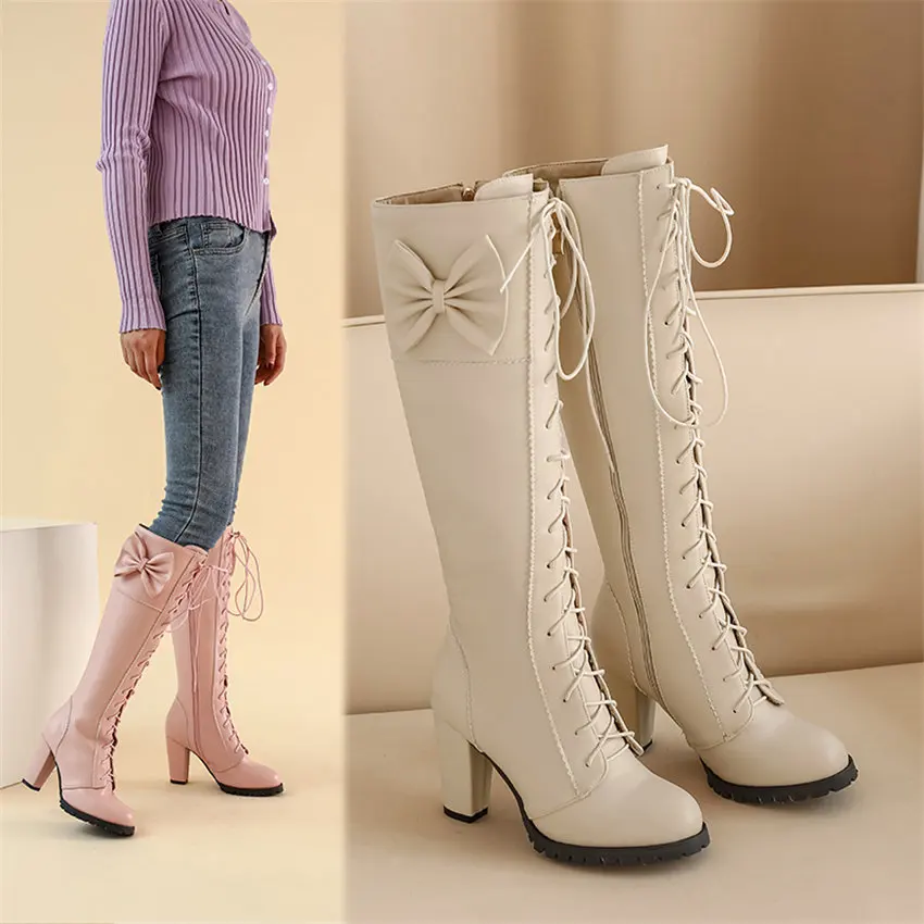 รองเท้าบูทโลลิต้าแบบผูกเชือกทร - Riding Boot Short บทวิจารณ์และราคา