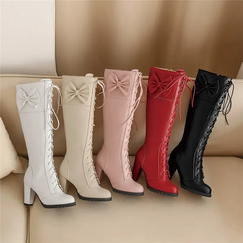 รองเท้าบูทโลลิต้าแบบผูกเชือกทร - Riding Boot Short บทวิจารณ์และราคา