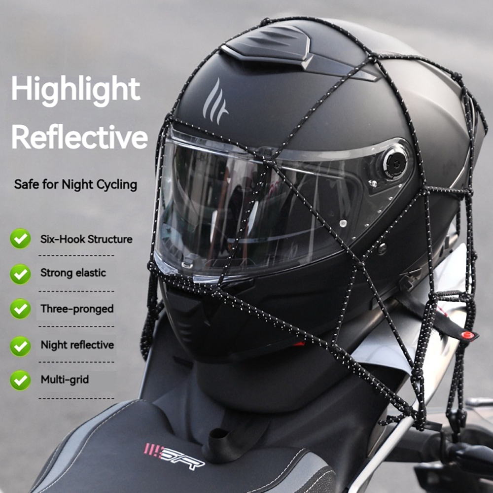 6 ตะขอกระเป๋าสุทธิเกียร์ป้องกั - Motorcycle Gear Brands บทวิจารณ์และราคา