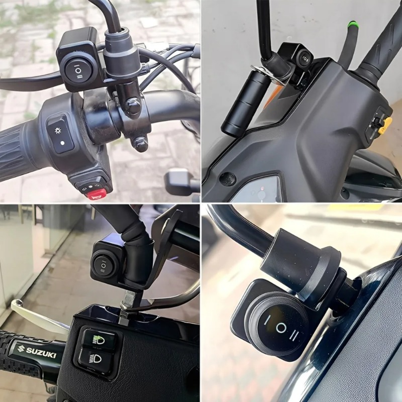 สวิตช์ไฟรถจักรยานยนต์ ปุ่มติดแ - Motorcycle Gear Icon บทวิจารณ์และราคา