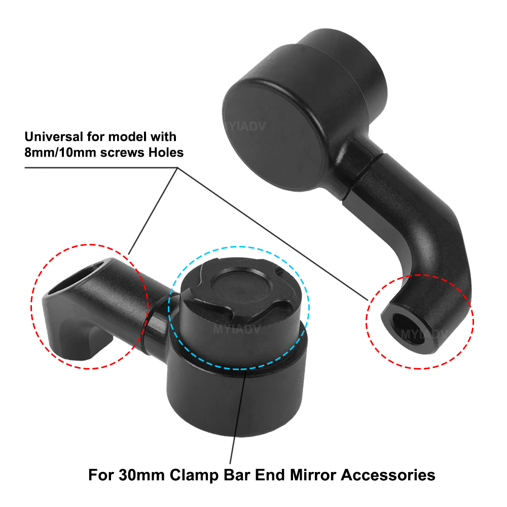 กระจกรถจักรยานยนต์ Riser Exten - Mirror Extender Bar บทวิจารณ์และราคา