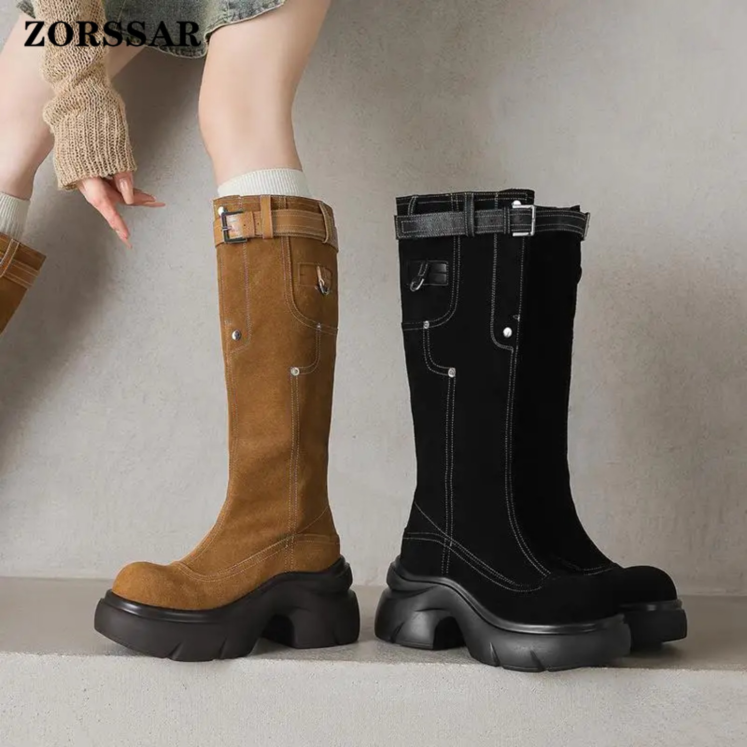 รองเท้าบูท ZORSSAR หนังวัวนูบั - Riding Boot Short บทวิจารณ์และราคา