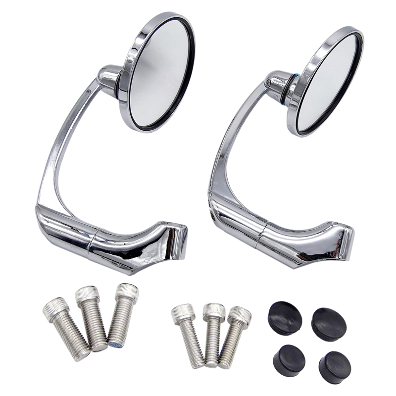 1คู่10Mm รถจักรยานยนต์ Chrome  - Mirror Extender Bar บทวิจารณ์และราคา