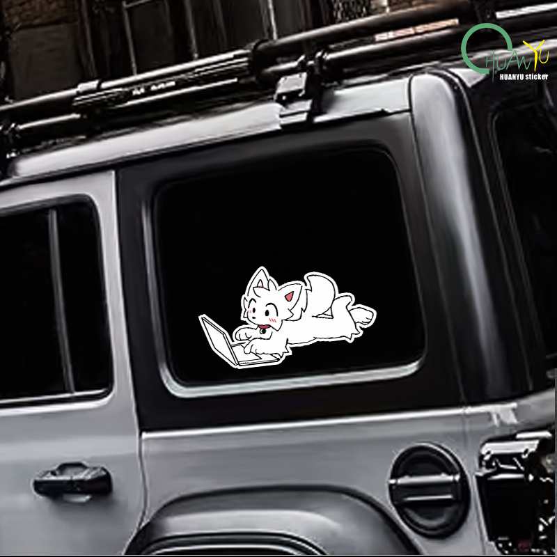 การ์ตูนอะนิเมะสุนัขสติกเกอร์รถ - Motorcycle Gear Dogs บทวิจารณ์และราคา
