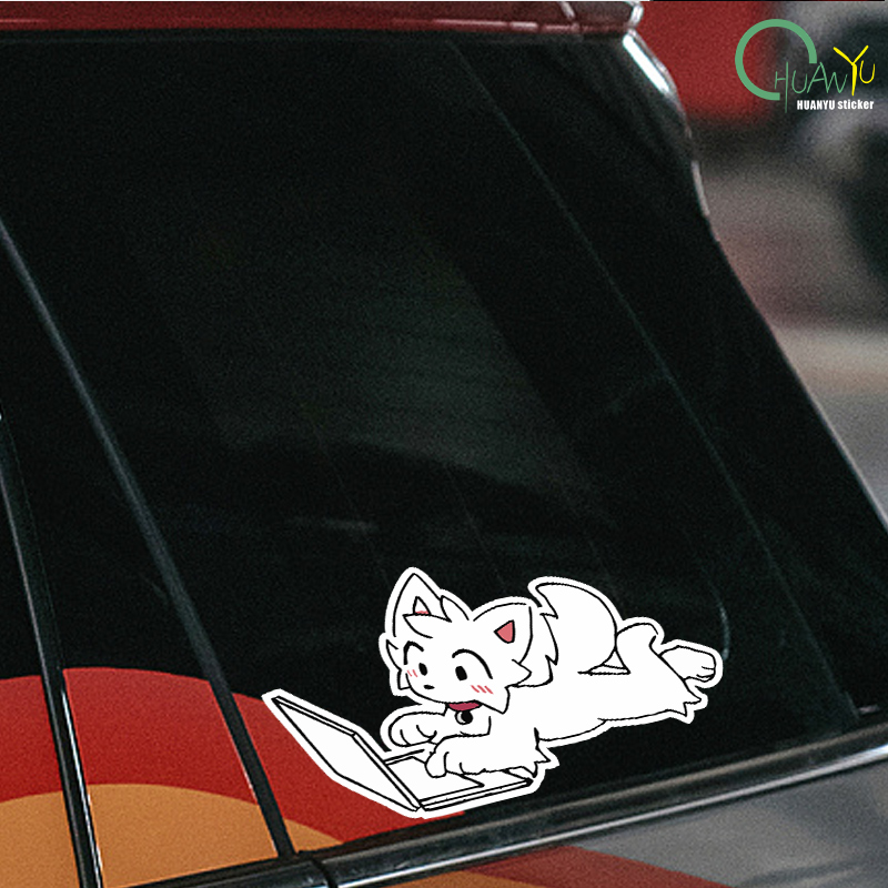 การ์ตูนอะนิเมะสุนัขสติกเกอร์รถ - Motorcycle Gear Dogs บทวิจารณ์และราคา