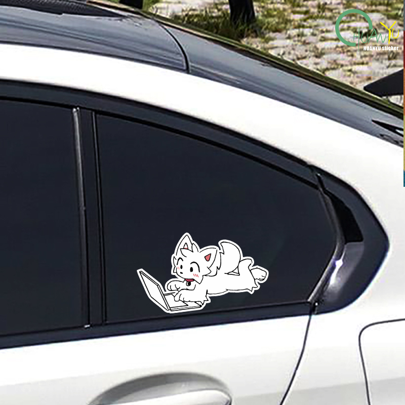 การ์ตูนอะนิเมะสุนัขสติกเกอร์รถ - Motorcycle Gear Dogs บทวิจารณ์และราคา