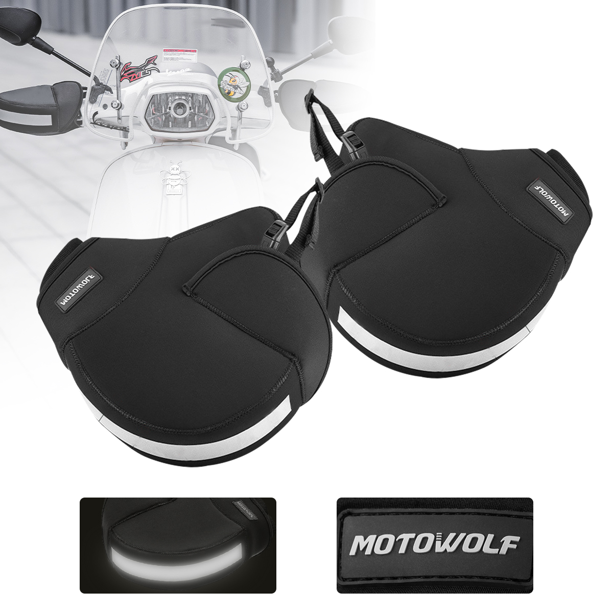 ปลอกหุ้มแฮนด์มอเตอร์ไซค์สำหรับ - Motorcycle Gear Icon บทวิจารณ์และราคา
