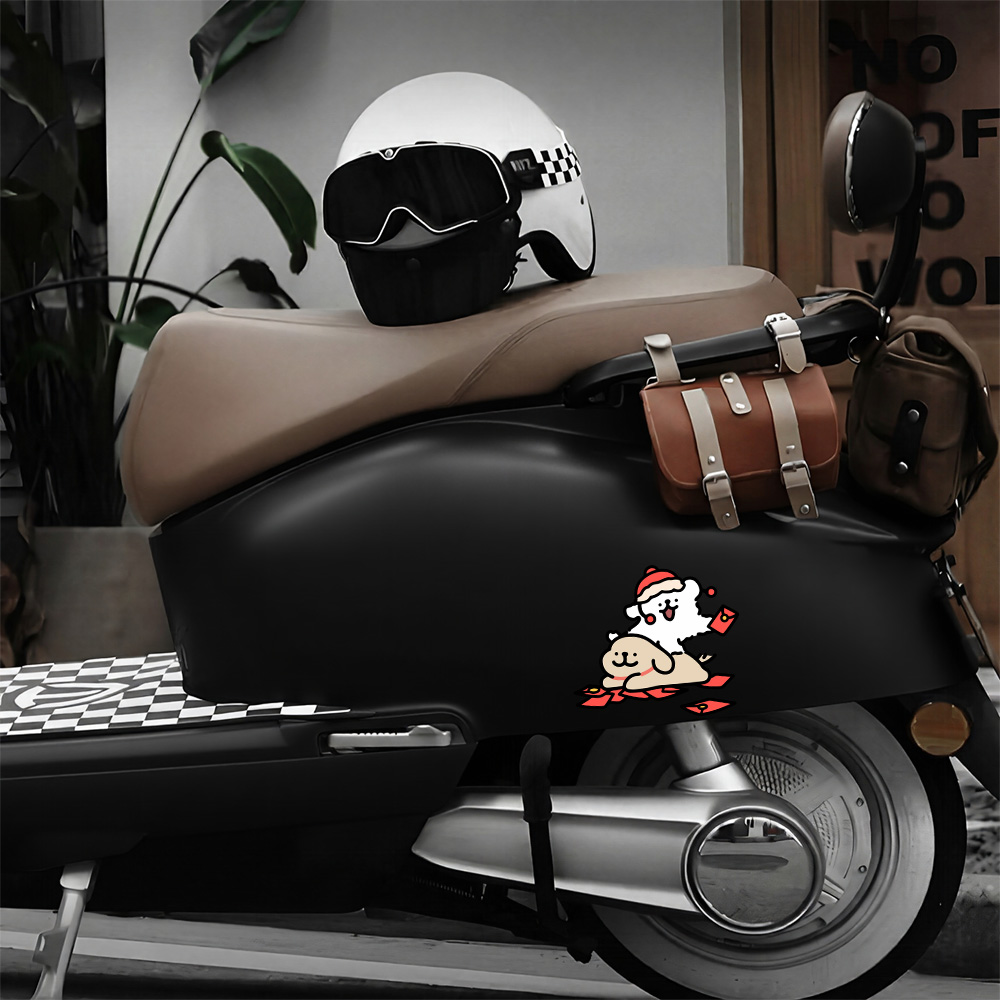 สติ๊กเกอร์ติดรถยนต์ลายการ์ตูนส - Motorcycle Gear Dogs บทวิจารณ์และราคา