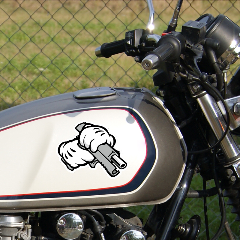 ซื้อปืนแฮนด์และติดสามารถเตือนผ - Motorcycle Gear Icon บทวิจารณ์และราคา